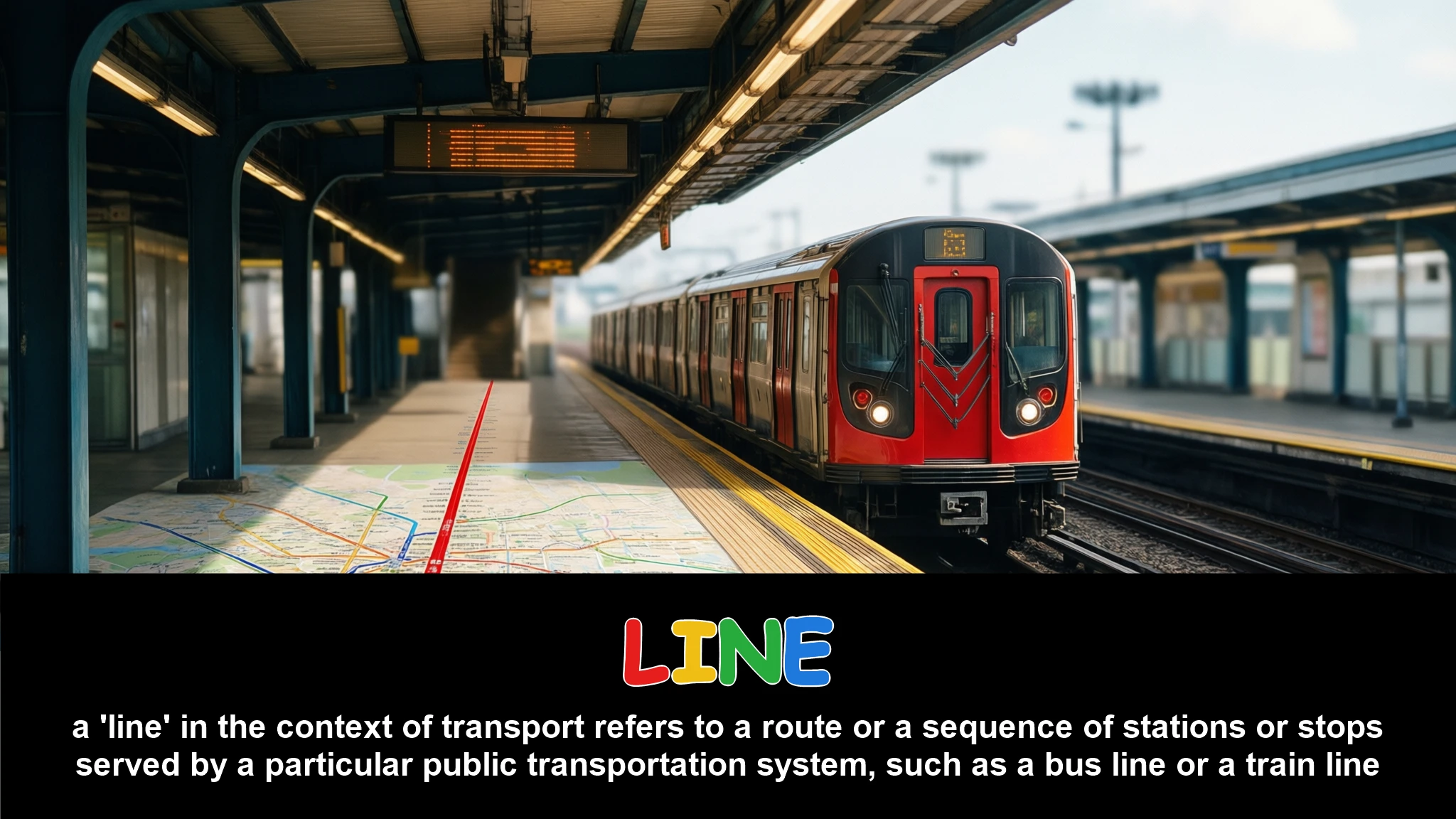 English Illustration for line